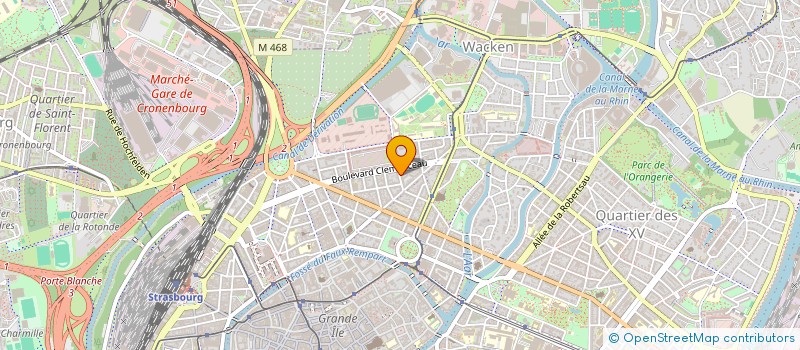 localisation de l'entreprise LK FORMATION à STRASBOURG