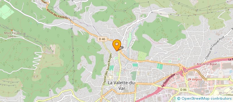 localisation de l'entreprise LK FORMATION à LA VALETTE-DU-VAR