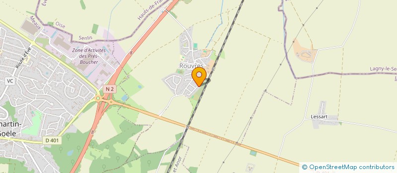 localisation de l'entreprise LK GREEN  ROUVRES