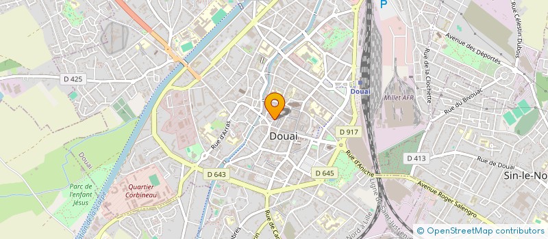 localisation de l'entreprise LK GROUP à DOUAI