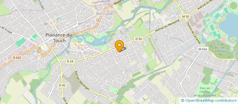 localisation de l'entreprise LK GROUPE CONSTRUCTION  PLAISANCE-DU-TOUCH