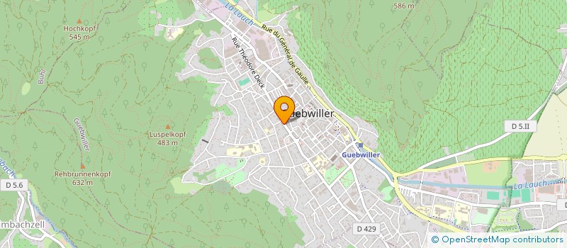 localisation de l'entreprise LK HABITAT  GUEBWILLER