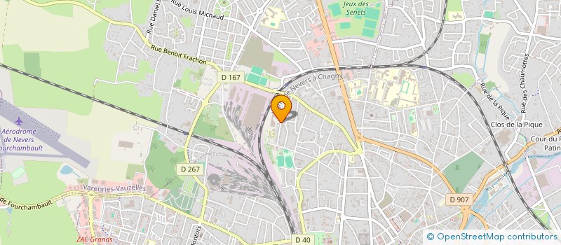 localisation de l'entreprise LK HOLDING à NEVERS