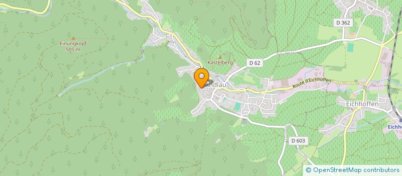 localisation de l'entreprise LK HOME  ANDLAU