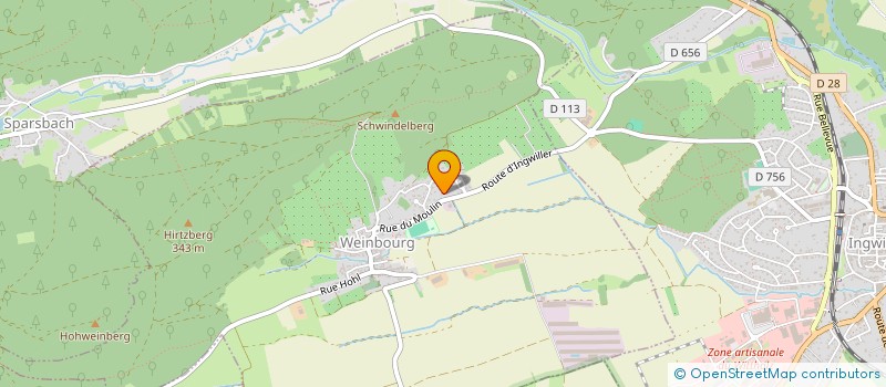 localisation de l'entreprise LK HORSES TRAVEL  WEINBOURG