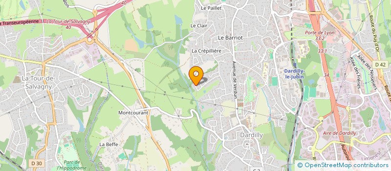 localisation de l'entreprise LK IMMO  DARDILLY