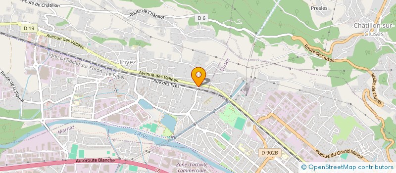 localisation de l'entreprise LK INVEST  THYEZ