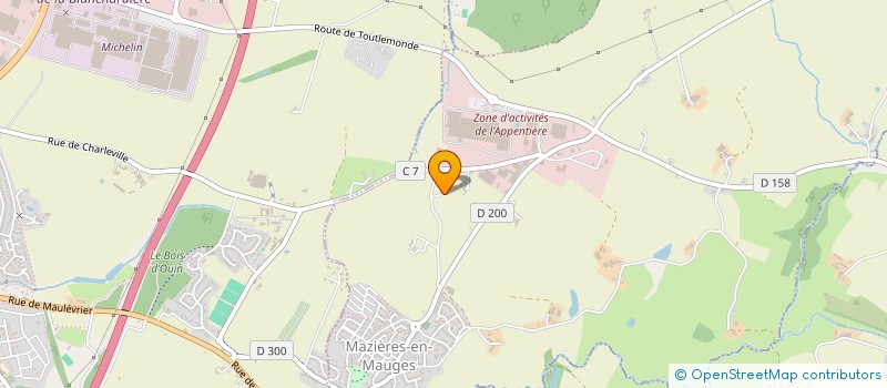 localisation de l'entreprise LK INVEST  MAZIERES-EN-MAUGES