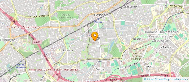 localisation de l'entreprise LK JARNAC  PESSAC