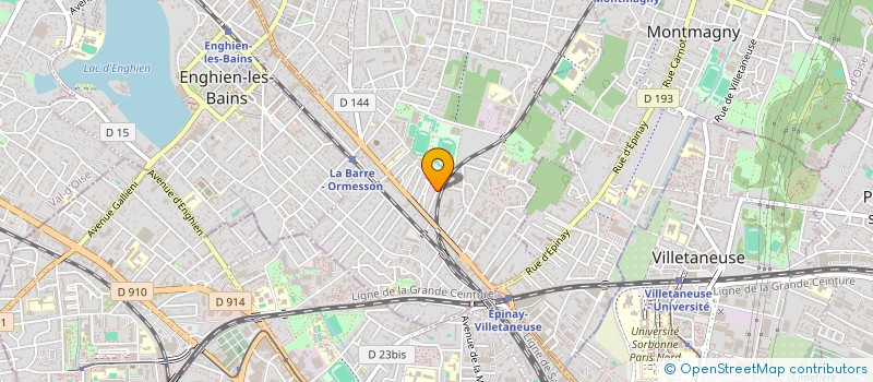 localisation de l'entreprise LK PRODUCTIONS  DEUIL-LA-BARRE