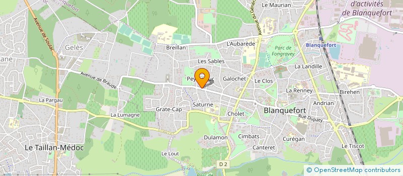 localisation de l'entreprise LK'S PRODUCTIONS à BLANQUEFORT
