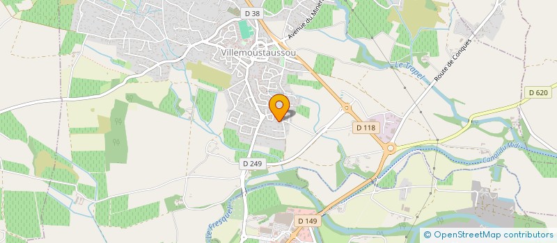 localisation de l'entreprise LK SERRURERIE à CARCASSONNE