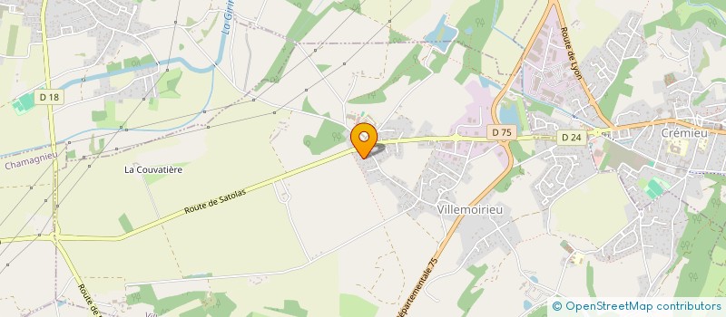 localisation de l'entreprise LK STUDIO DANCE EVENT  VILLEMOIRIEU