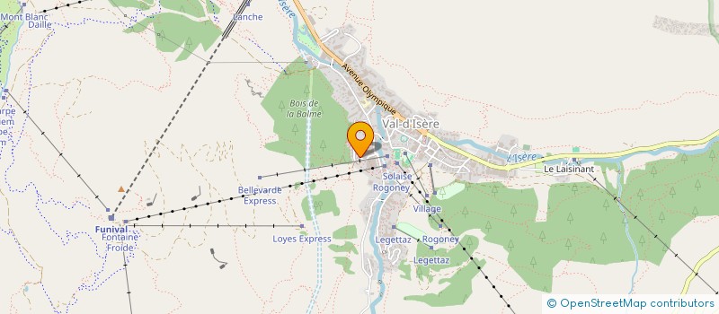 localisation de l'entreprise LK TAHOE  VAL-D'ISERE