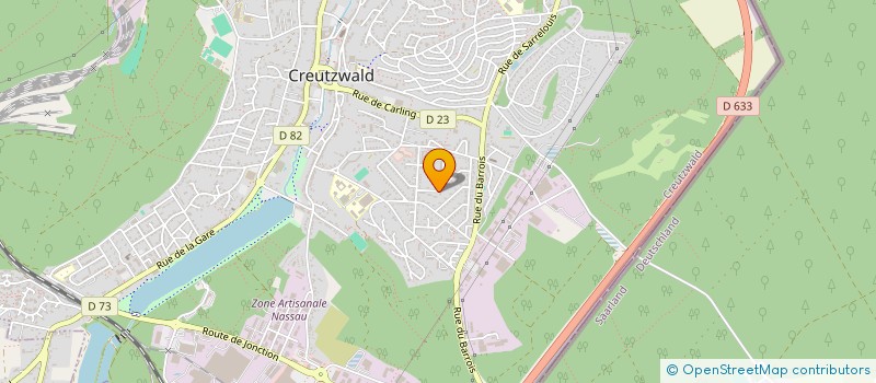 localisation de l'entreprise LK TRADING  CREUTZWALD