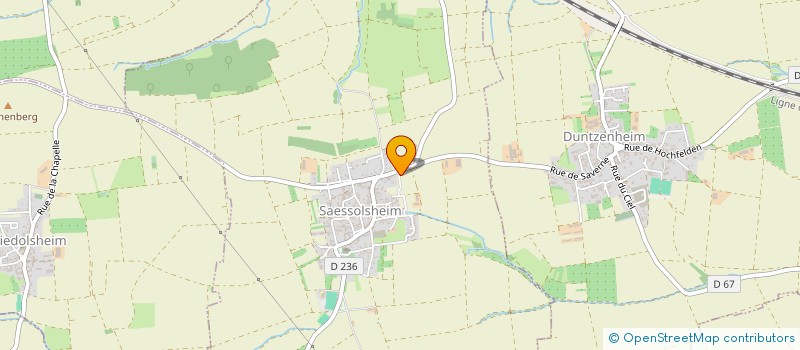 localisation de l'entreprise LK TRANSPORT ET CONVOYAGE  SAESSOLSHEIM