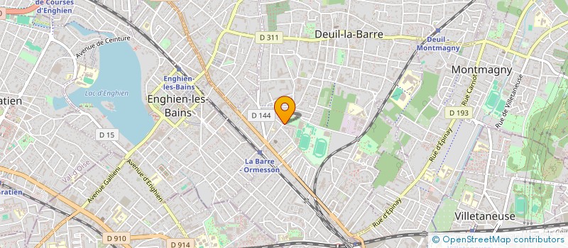 localisation de l'entreprise LK VISION à DEUIL-LA-BARRE