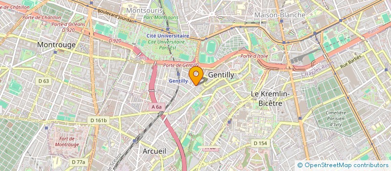 localisation de l'entreprise LK WEB AGENCY à GENTILLY