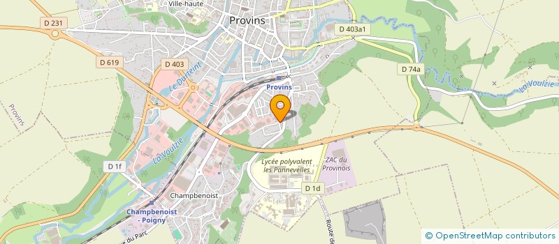 localisation de l'entreprise LKB INVESTISSEMENT  PROVINS