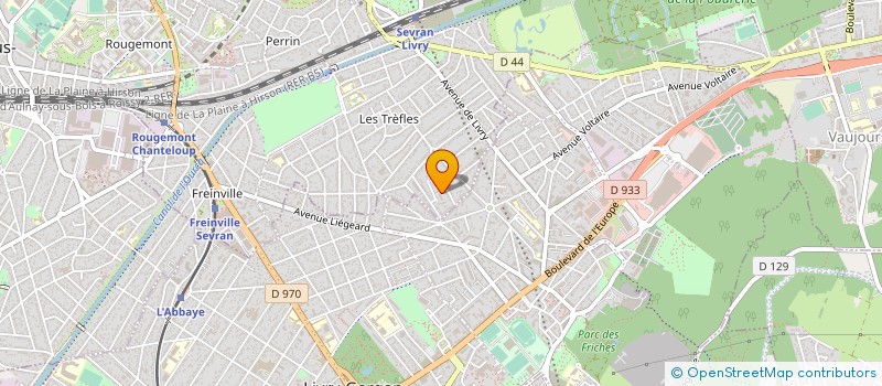 localisation de l'entreprise LKB TRANSPORT à SEVRAN