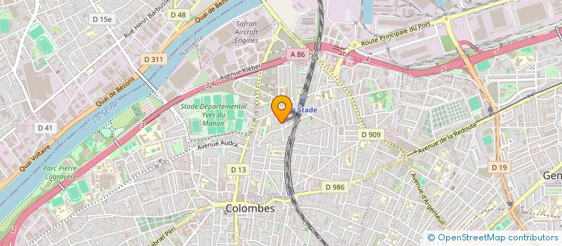 localisation de l'entreprise LKB2 à COLOMBES