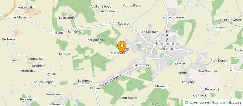 localisation de l'entreprise LKC&D CONSEILS  POMMERIT-LE-VICOMTE