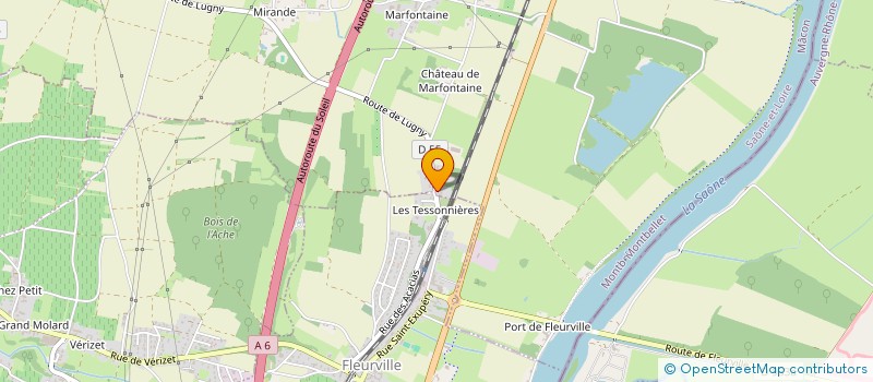 localisation de l'entreprise LKCM PISCINES SPAS ET PAYSAGES  MONTBELLET