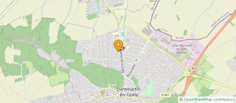 localisation de l'entreprise LKD MULTISERVICES  COMBS-LA-VILLE