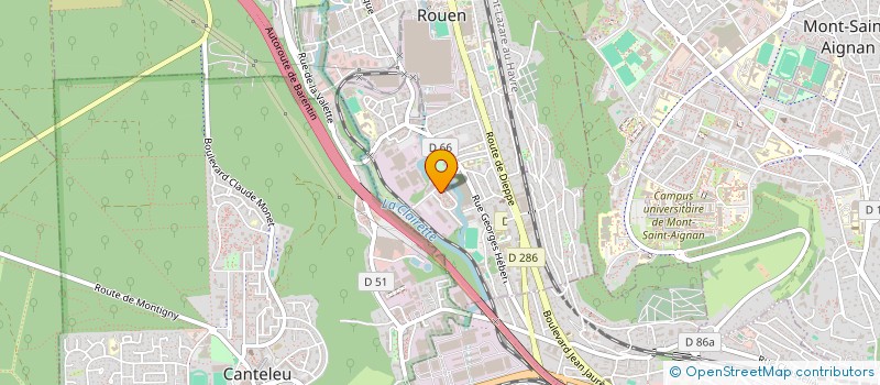 localisation de l'entreprise LKDM à DEVILLE-LES-ROUEN