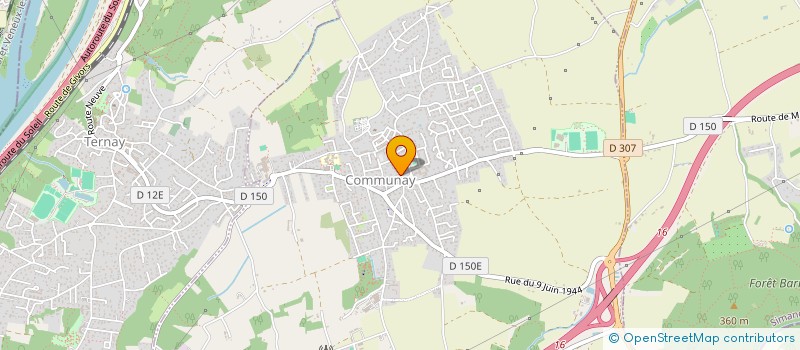 localisation de l'entreprise LKE METALLERIE  COMMUNAY