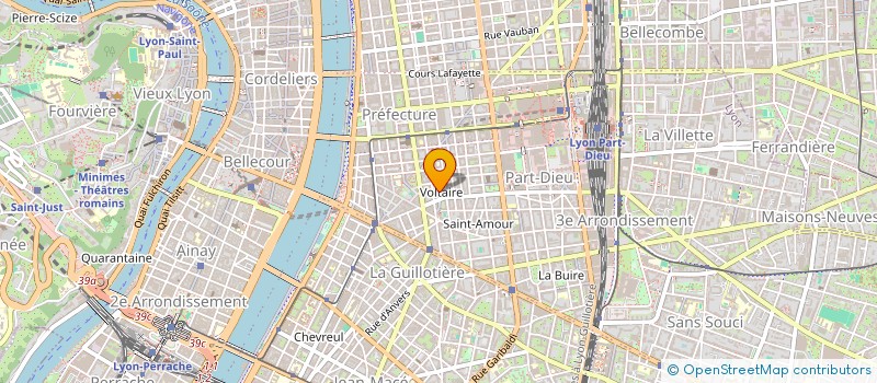 localisation de l'entreprise LKF  LYON