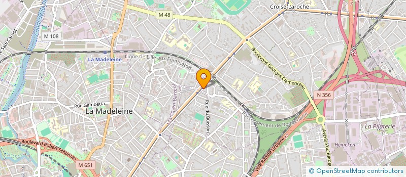 localisation de l'entreprise LKF CONSEIL à MARCQ-EN-BARŒUL