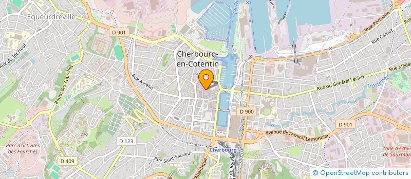 localisation de l'entreprise LKG 11  CHERBOURG-EN-COTENTIN