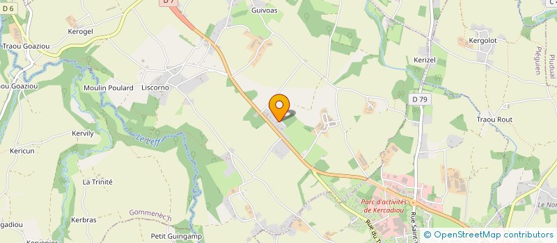 localisation de l'entreprise LKG  LANNEBERT