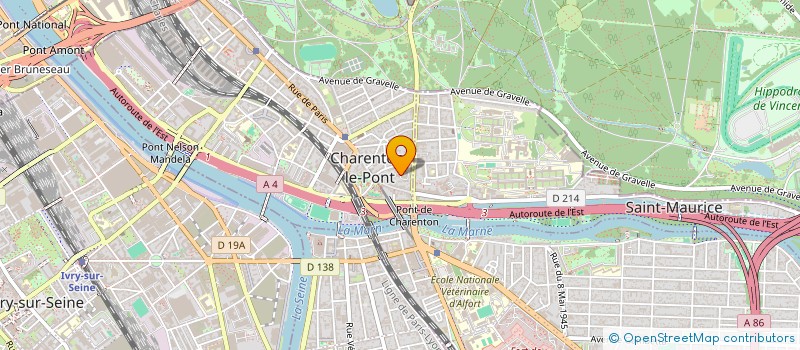 localisation de l'entreprise LKG CANNES  CHARENTON-LE-PONT