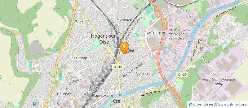 localisation de l'entreprise LKH  NOGENT-SUR-OISE