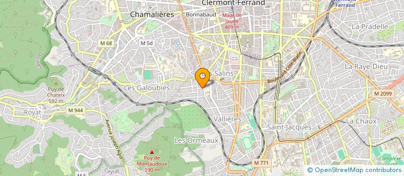 localisation de l'entreprise LKJIMMO  CLERMONT-FERRAND