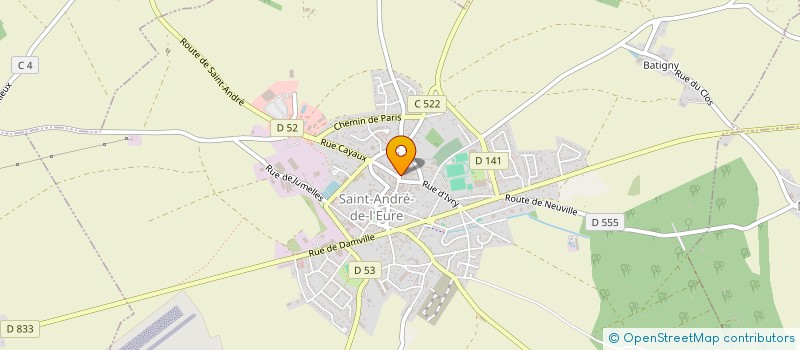 localisation de l'entreprise LKL  SAINT-ANDRE-DE-L'EURE