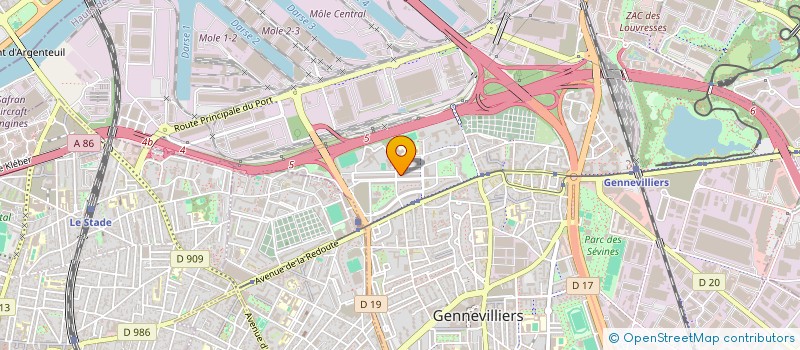 localisation de l'entreprise LKL SECURITE  GENNEVILLIERS