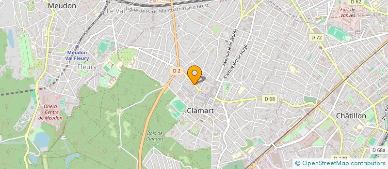 localisation de l'entreprise LKM à CLAMART