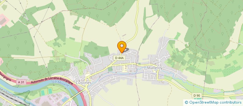 localisation de l'entreprise LKM  MAXEVILLE