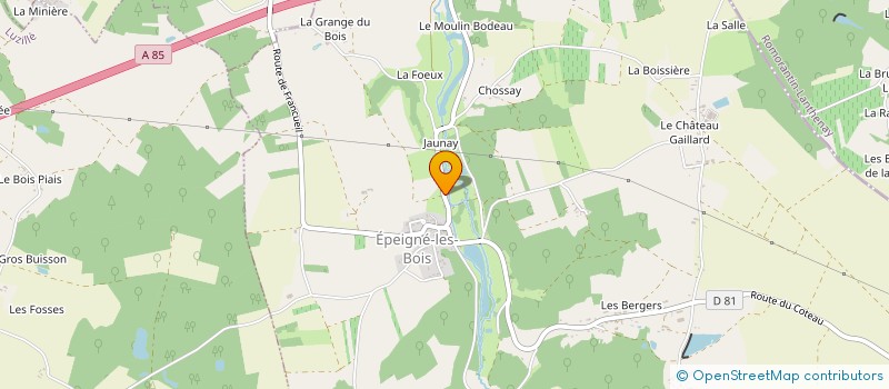 localisation de l'entreprise LKM  EPEIGNE-LES-BOIS