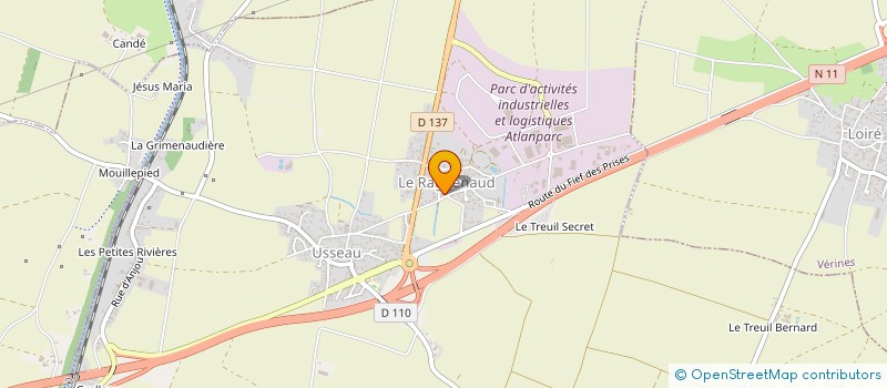 localisation de l'entreprise LKM BUSINESS  SAINTE-SOULLE