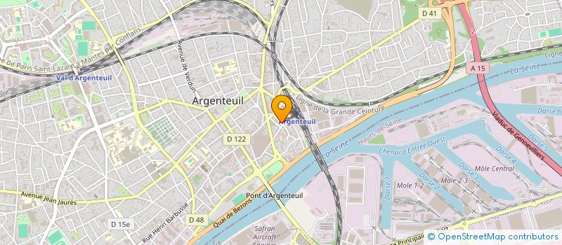 localisation de l'entreprise LKM SERVICES  ARGENTEUIL