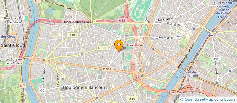 localisation de l'entreprise LKMS à BOULOGNE-BILLANCOURT