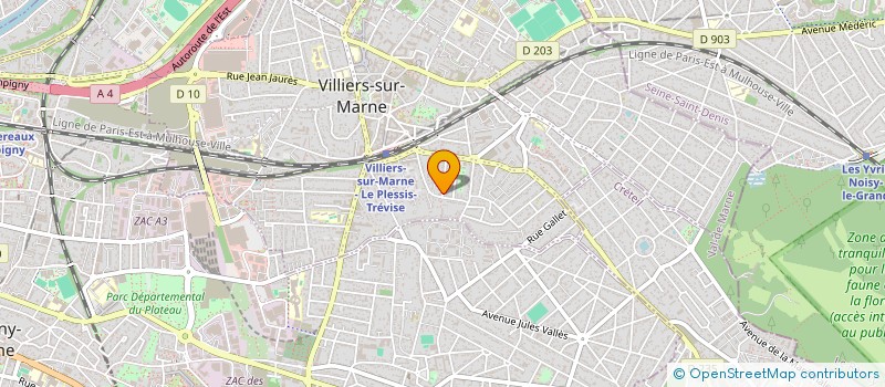 localisation de l'entreprise LKMZ  VILLIERS-SUR-MARNE