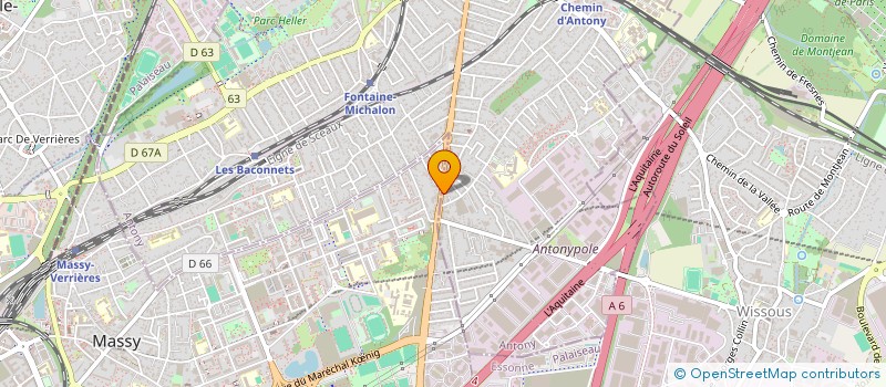 localisation de l'entreprise LKS CONSULTING à ANTONY