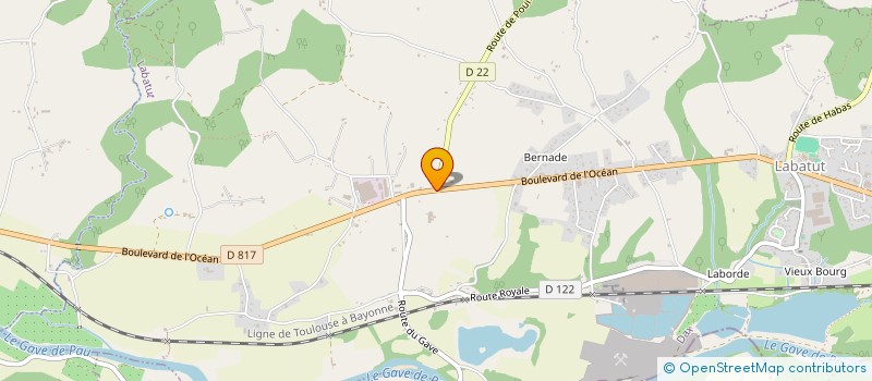 localisation de l'entreprise LKS RECYCLAGE  LABATUT