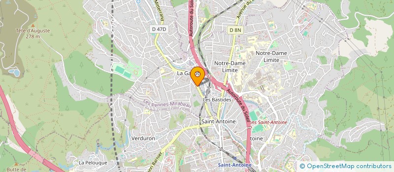 localisation de l'entreprise LKS TRAITEUR à LES PENNES-MIRABEAU