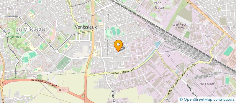 localisation de l'entreprise LKSPEED TRANSPORT  VENISSIEUX